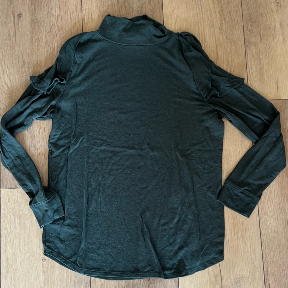 Loft mock neck long sleeve top.